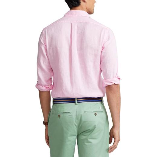 单品包邮现货 THS-无 RL家马球家 经典版型轻质亚麻衬衫 4色 AG1317 商品图3