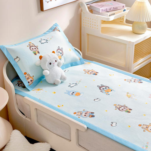 【幼儿园儿童专用凉席】7A抗菌高密绣花A类冰藤软席 商品图11