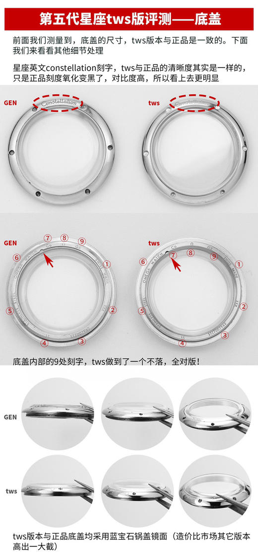 NOOB official「第五代欧米茄★★★★★星座29mm女款」同步官方升级
星座系列已诞生超过半个世纪，如今已更迭到第五代，第一时间拿到原装精细拆解开模打造➕正品原版开模的super copy❕ 商品图12