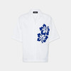 DSQUARED2 男士徽标印花棉质短袖衬衫 白色 S71DM0784 S36275 100 商品缩略图0