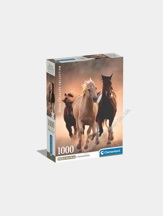 奔驰的马儿/1000片 商品图1