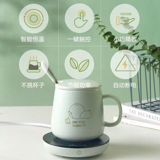 小熊恒温保温加热杯垫可调温暖暖杯垫热牛奶神器恒温杯垫加热水杯 商品图1