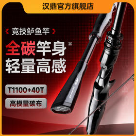 汉鼎路亚竿blast竞技竿海外泛用高碳路亚枪柄直柄钓鱼远投路亚竿
