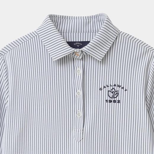 日本官网callaway竖条纹 速干 防晒 吸汗 女款竖条纹长袖秋款T恤 商品图7