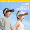 【轻盈运动型，原纱防晒帽】柠檬宝宝原纱儿童防晒帽 宝宝空顶帽棒球帽 沙滩遮阳大帽檐帽子-QQ 商品缩略图0