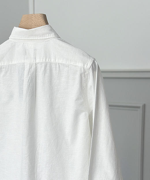 单品包邮现货 THS-无 RL家马球家 经典版型轻质亚麻衬衫 4色 AG1317 商品图9