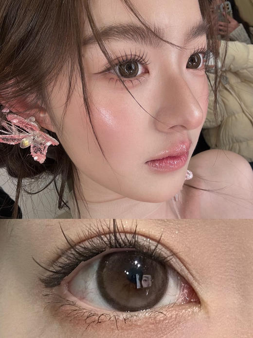 【日抛和半年抛】 热泪煮冰fullygift  |  大直径14.5，着色直径13.8 |【同品牌多盒或多副购买更划算，具体活动可以咨询在线客服】清纯狗狗眼美瞳 婚纱照 商品图2