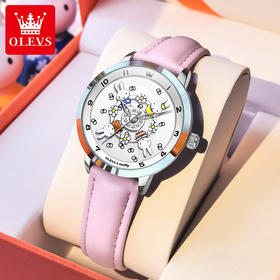 「礼盒装！米菲联名款」新款欧利时米菲联名款可爱卡通旋转木马女孩手表防水石英学生女表时尚饰品