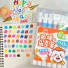 【色彩清晰，持久耐用】双头马克笔 丙烯可叠色 儿童专用彩绘笔 小学生diy专用美术画笔-QQ 商品缩略图7