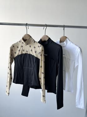 高尔夫🏌‍♀纯原单单PG打底衫，超级好看的一款，工艺复杂，面料有弹力，舒服好穿，立领设计拼接设计，更好的修饰腰身，拉伸身高比例！数量不多