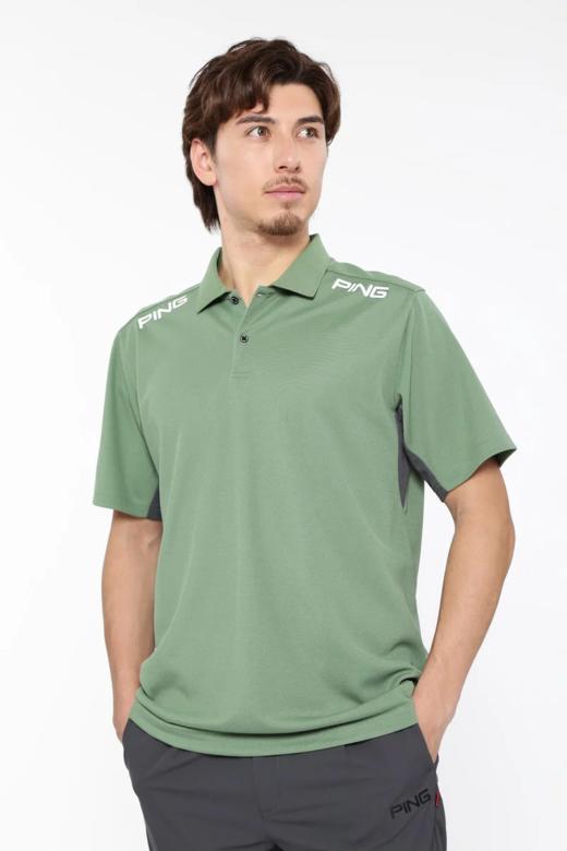PING 高尔夫 男士 运动休闲网眼透气短袖Poo衫 商品图5