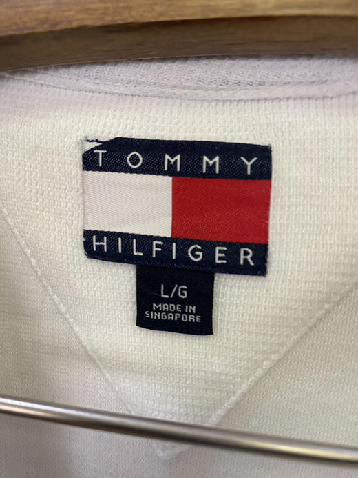 90年代 Vintage Tommy Hilfiger 特殊面料 短袖T恤 _SST(L) 商品图2