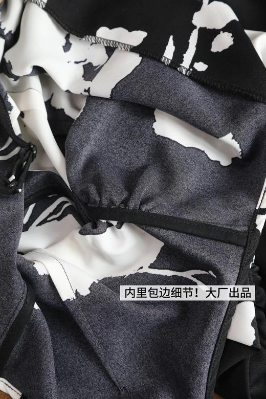 LPIUTY品牌直发！荡领水墨花卉吊带裙 C1225036 商品图5