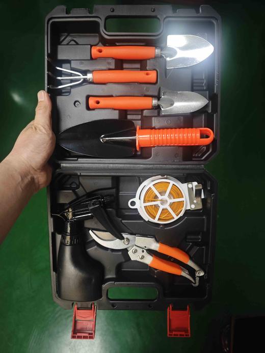 【货号02881】园林种植绿化家庭家用园艺套盒工具盆栽手动工具挖土铲刀树枝剪刀 商品图2