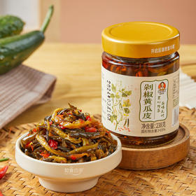 胡外婆剁椒黄瓜皮 湖南地道下饭菜 香辣脆爽