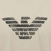 EMPORIO ARMANI 阿玛尼 男士小鹰徽标印花棉质圆领短袖T恤 米色 EM001026 AF13669 M1054 商品缩略图3