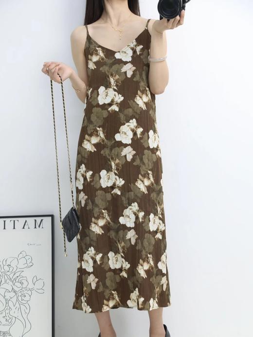 LPIUTY品牌直发！山茶花桑蚕丝吊带连衣裙 C12TJ-99962 商品图1