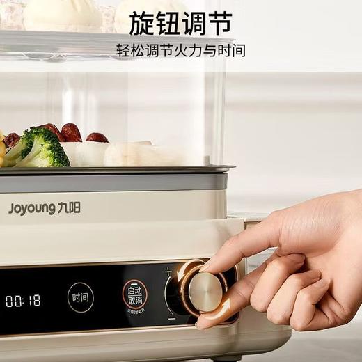 九阳电蒸锅可预约定时多功能家用三层定时蒸箱大容量蒸菜包子海鲜 商品图5