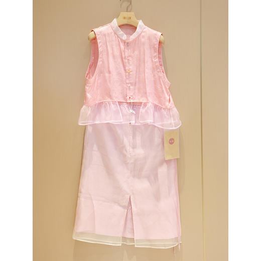 马甲（24704148-十样锦）+A字裙（24706259-桃夭） 商品图0