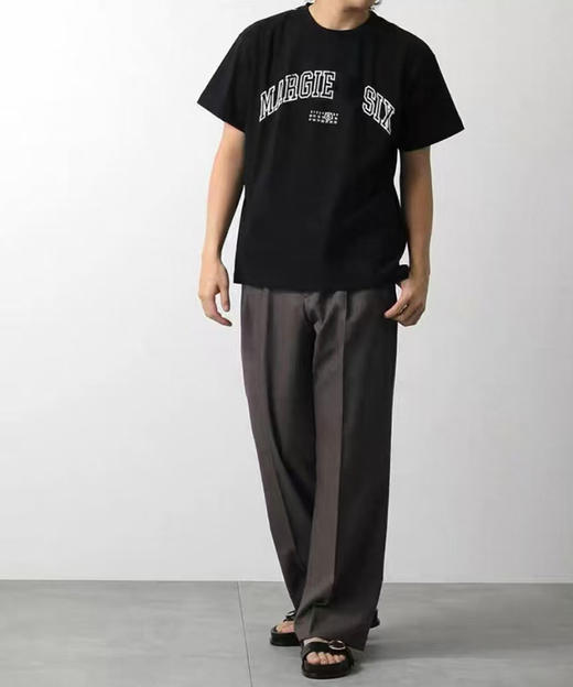 现货 THS-限时 M6家字母logo印花圆领T恤 3色 QH455 商品图1