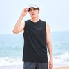 拓路者速干背心男款夏季白色基础款无袖坎肩棉感亲肤跑步运动汗衫 商品缩略图1