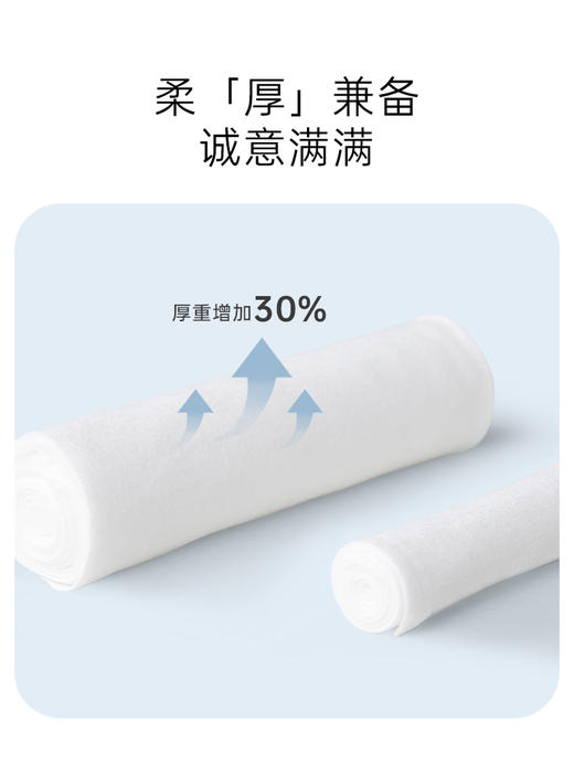 bebetour婴儿棉柔巾纯棉干湿两用新生儿手口专用60抽*5包 商品图3