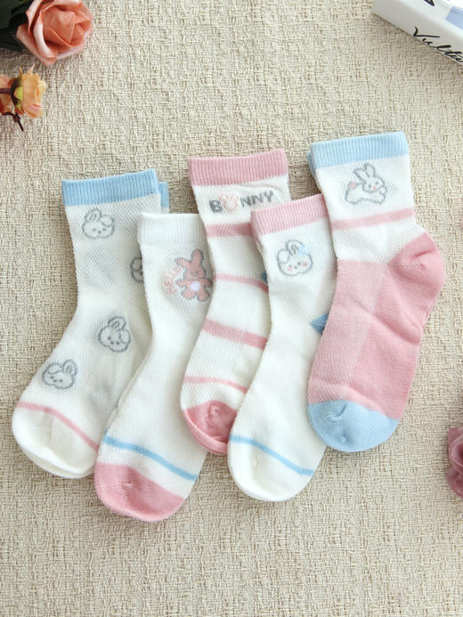 【柠檬舒品lemonsox儿童网眼袜】新品疯抢❗5双💰16.8 拿下❗线下专柜同步售卖，A类标准！穿搭有它不沉闷❗️ 商品图1