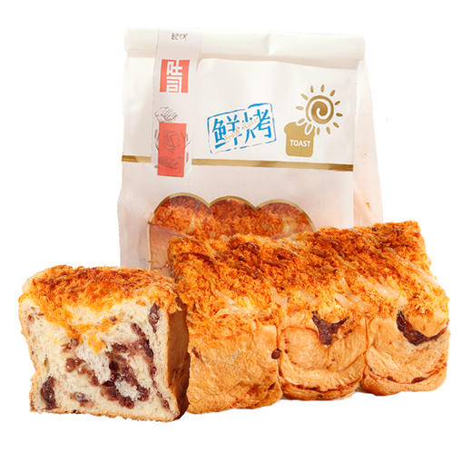 【每日现做现发 使用鲜奶代替水和面 融合安佳黄油揉进面团】面包计划红豆肉松/酸奶菠萝吐司300g/袋 商品图5