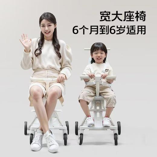 育丁堡婴儿车溜娃神器高景观婴儿推车可坐可躺遛娃神器轻便折叠 商品图3