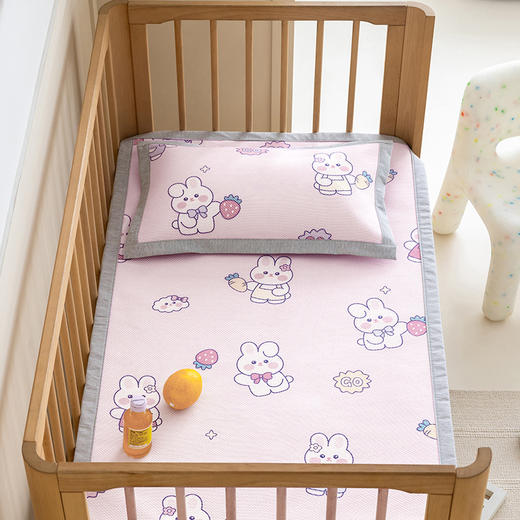 A类儿童冰藤软席  幼儿园专用凉席两件套 商品图8