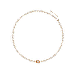 pearl moments珍刻  日富一日（珍珠元宝） 小元宝4号baby珍珠项链