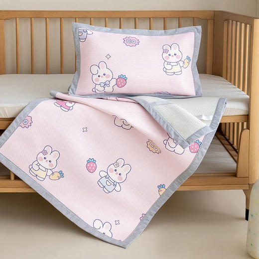 A类儿童冰藤软席  幼儿园专用凉席两件套 商品图10