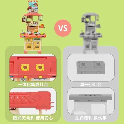 儿童过家家做饭厨房玩具仿真厨具套装 商品图2