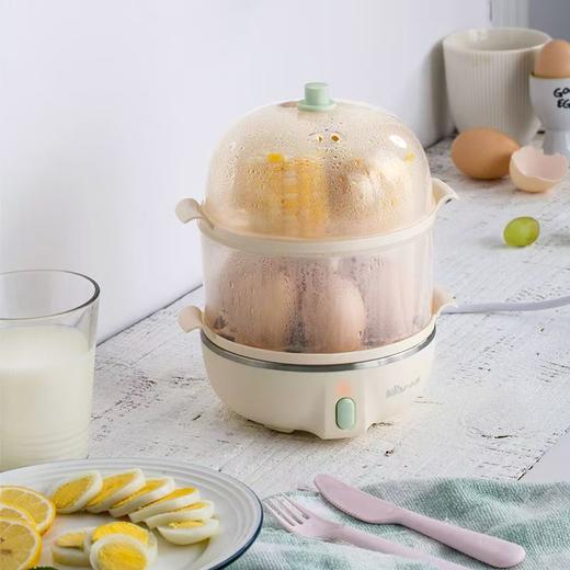 小熊双层蒸蛋器煮蛋器可蒸14个蛋煮鸡蛋神器自动断电家用多功能 商品图8