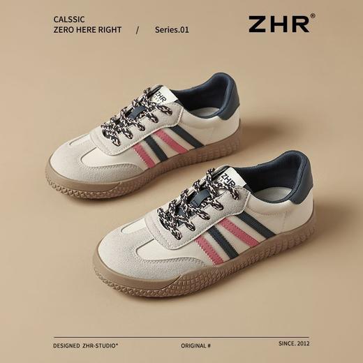 ZHR则则平底柔软板鞋2025春季新款百搭废土风轻便通勤运动休闲鞋 商品图9