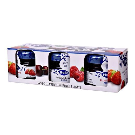 英雄 精选迷你果酱3枚装 84.9g/盒 商品图0