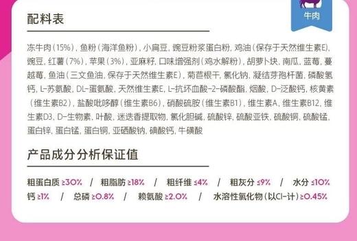素力高牛肉小颗粒11磅，效期25年9月初 商品图0