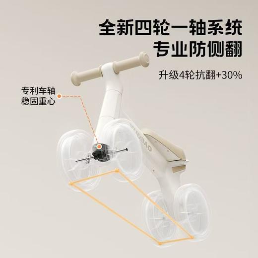 育丁堡新款儿童四轮平衡车1一3岁小孩溜溜车滑滑车学步车骑行礼物 商品图2