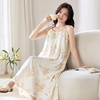 “在云朵上入睡”！【牧棉儿--新中式免Bra云朵棉家居服系列】丝滑软糯云朵棉触感 带胸垫设计防凸点不走光 宽松版型搭配新中式印花 轻薄舒适/吸湿透气/气质优雅/居家休闲/多款式可选 商品缩略图6