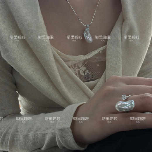 天然巴洛克系列 小巴戴妃项链 商品图2
