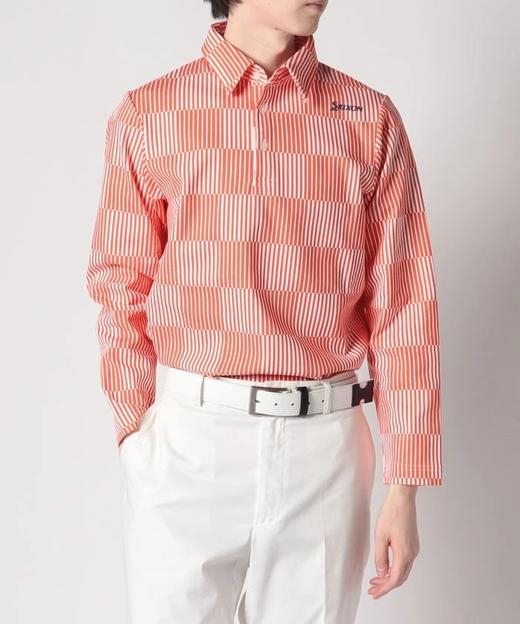 高尔夫Srixon男士条纹印花长袖 商品图0