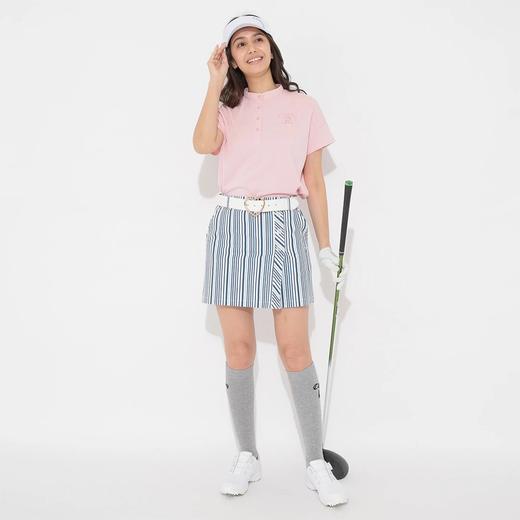 日版高尔夫Callaway1982女士纯色立领短袖凉感200cc透气面料 商品图2