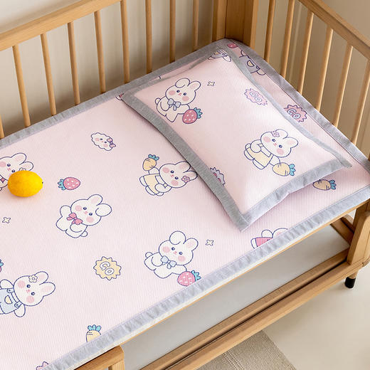 A类儿童冰藤软席  幼儿园专用凉席两件套 商品图6