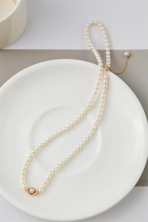 pearl moments珍刻  日富一日（珍珠元宝） 小元宝4号baby珍珠项链 商品图1