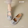 ZHR则则法式包头拖鞋新款气质外穿平底懒人拖一脚蹬玛丽穆勒单鞋 商品缩略图8
