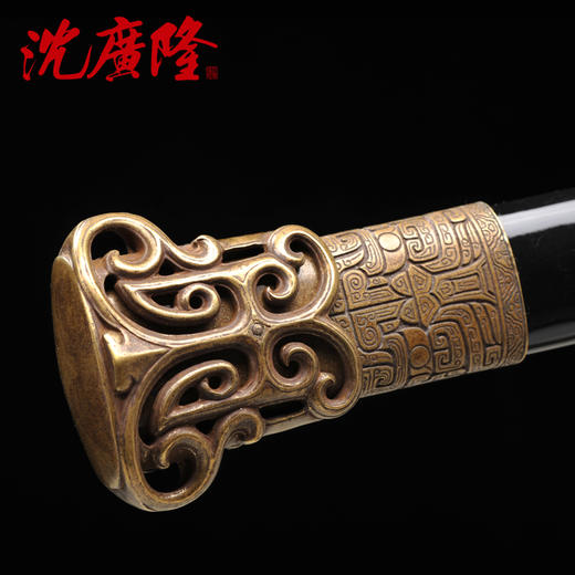蜀王剑 花纹钢宝剑 龙泉沈广隆宝剑 传统剑 礼品剑收藏剑 未开刃 商品图3