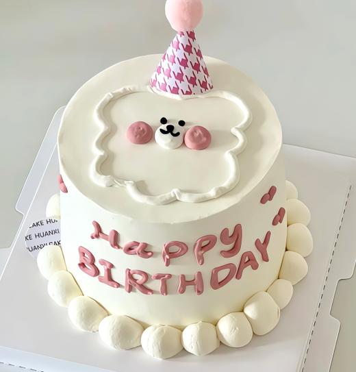 『手绘蛋糕系列』线条小狗 商品图0