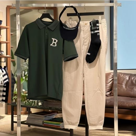 BEAMS GOLF高尔夫橙标 男士 格纹弹力尼龙面料 罗纹束脚长裤 耐磨 速干 商品图14