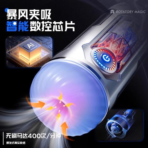 【视频简介】[APP可控]旋幻吸吸震动飞机杯 商品图2