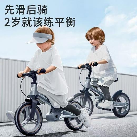 育丁堡平衡车儿童3到6岁小孩带脚踏儿童自行车可折叠多功能三轮车 商品图0